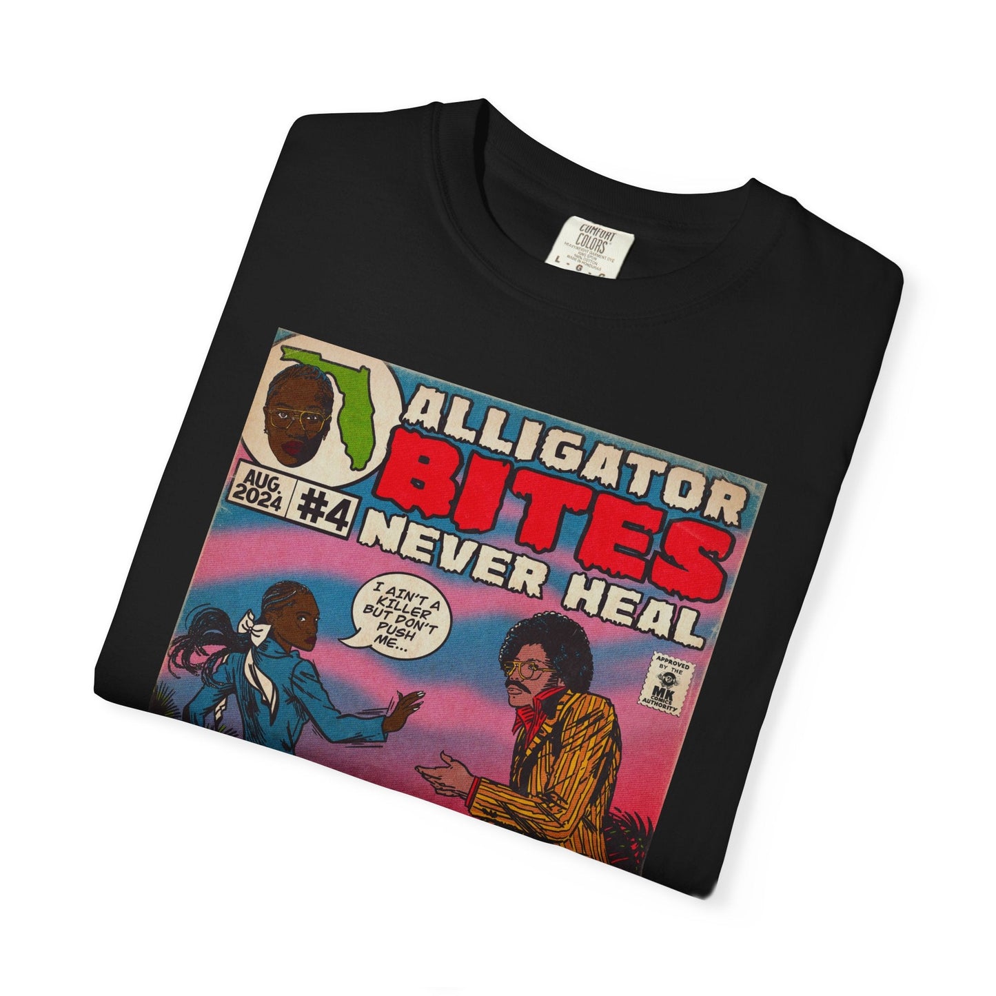 Denial is a River Alligator Bites Unisex Comfort Colors T-shirt