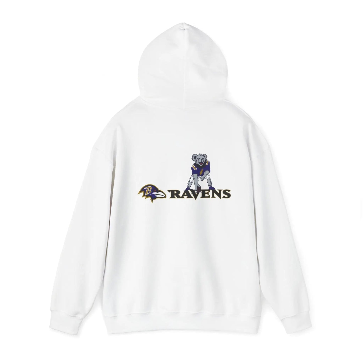 Baltimore Ravens Dancing Bear Unisex Hoodie Two-Sided The Gridiron Collection
