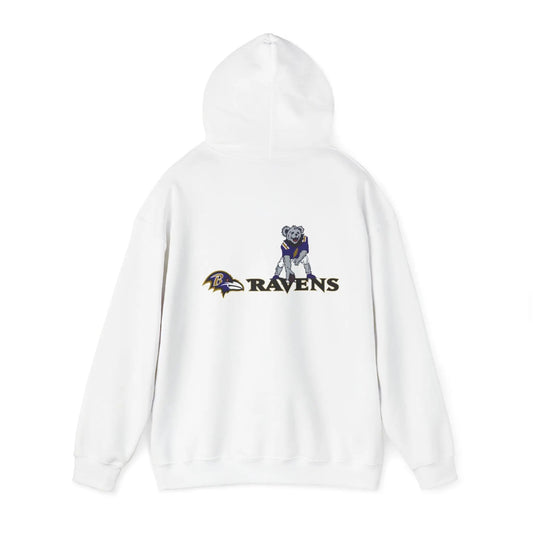 Baltimore Ravens Dancing Bear Unisex Hoodie Two-Sided The Gridiron Collection