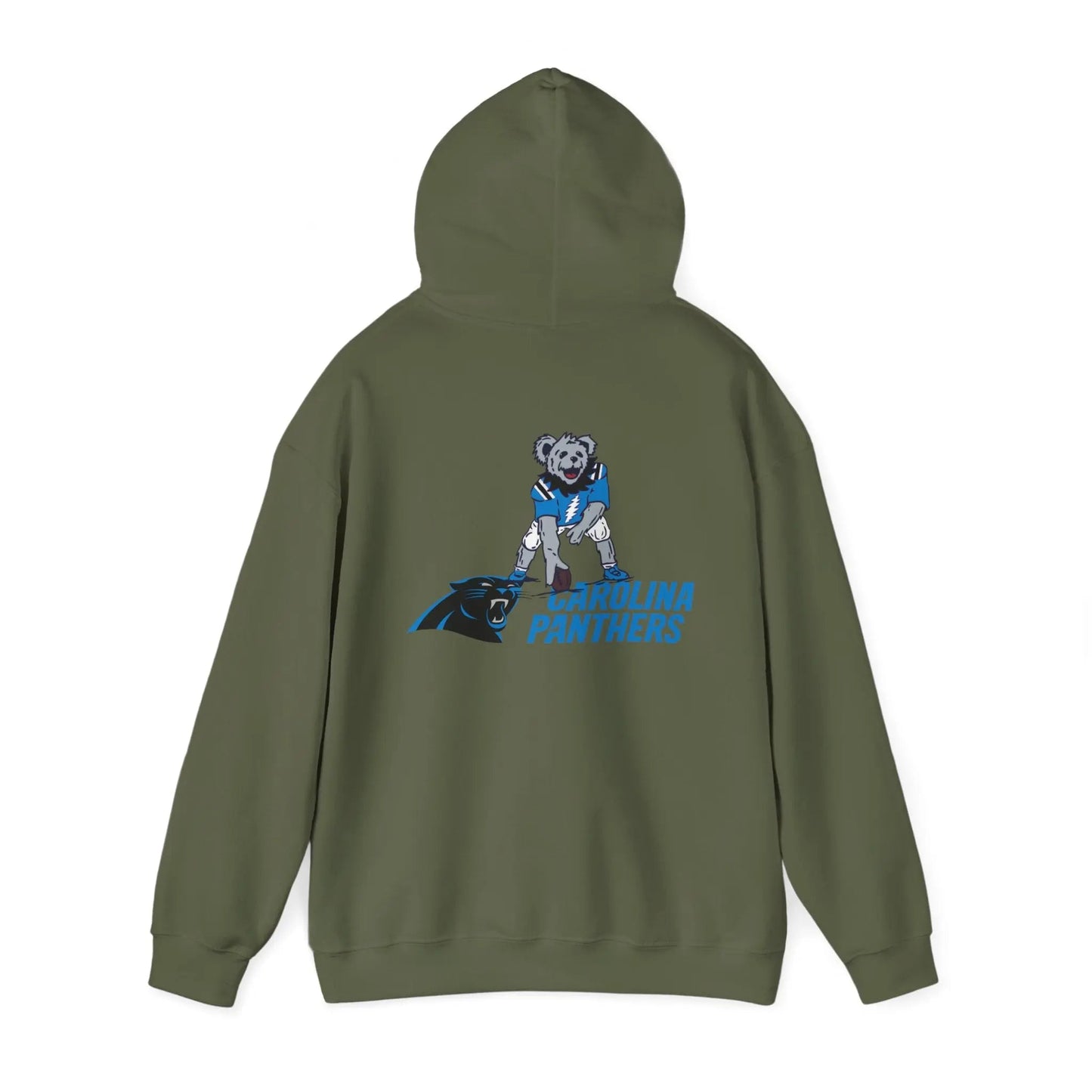 Carolina Panthers Dancing Bear Unisex Two-Sided Hoodie The Gridiron Collection