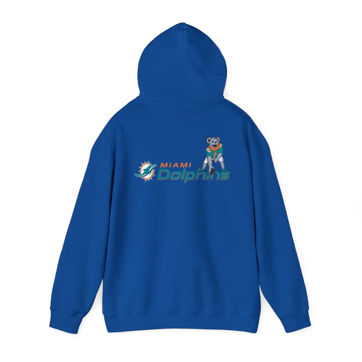 Miami Dolphins Dancing Bear Unisex Hoodie Two-Sided The Gridiron Collection