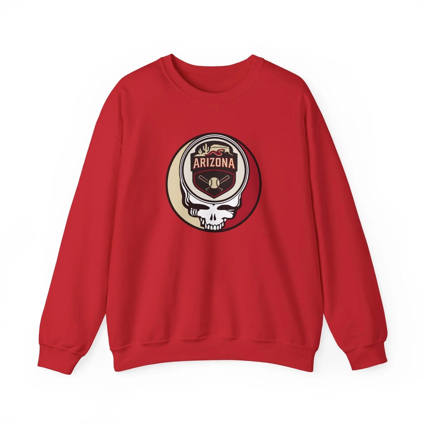 Grateful Dead Stealie Arizona Baseball Edition Crewneck Sweatshirt MLB
