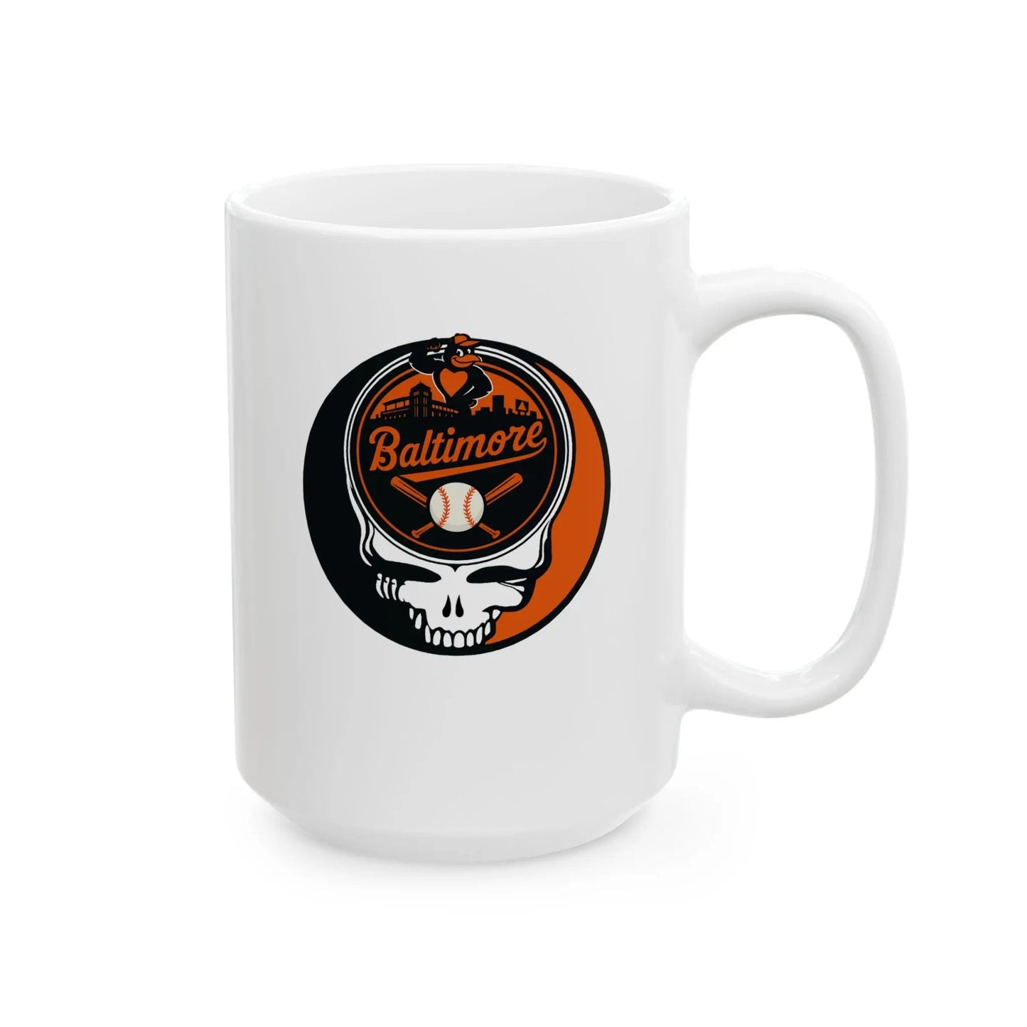 Baltimore Baseball Edition Stealie Ceramic Mug 15 Ounce MLB