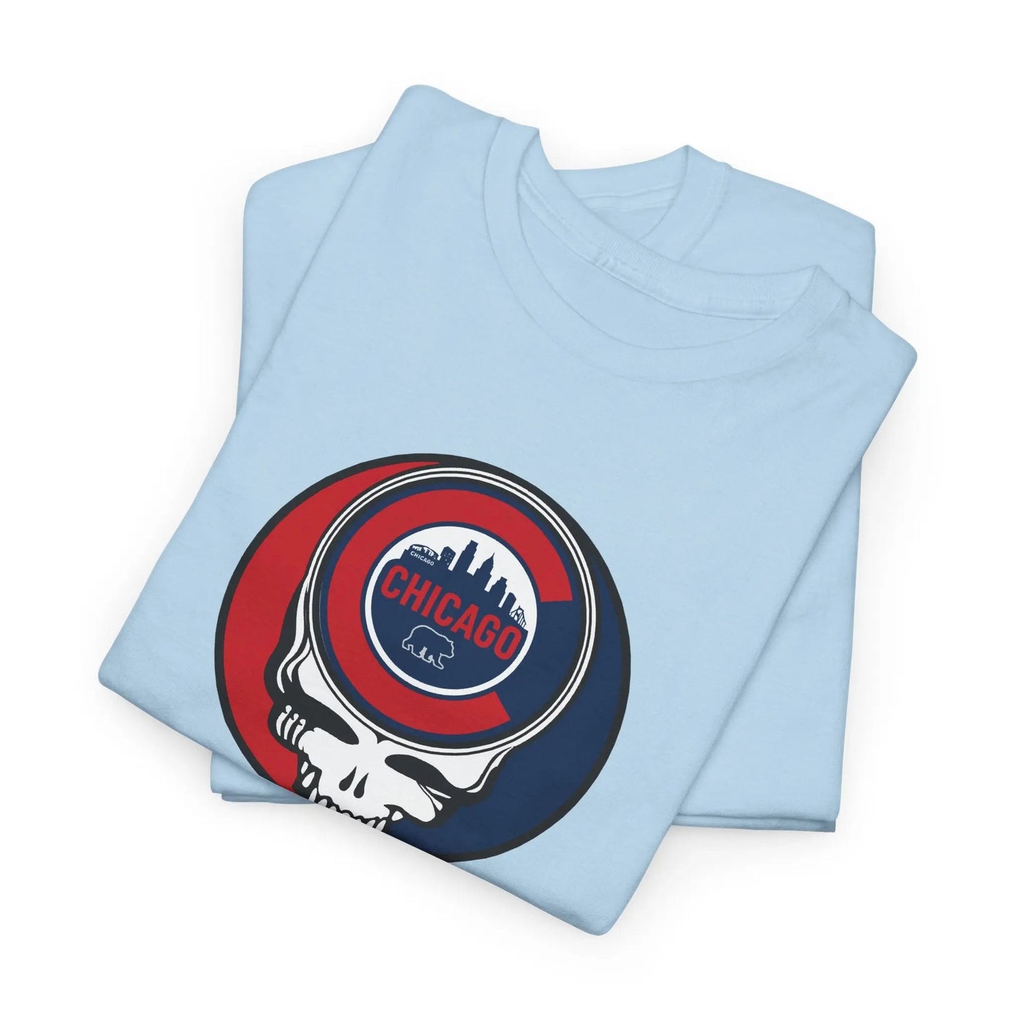 Chicago Cubs Steal Your Face T-Shirt The Ballpark Collection Grateful Dead MLB