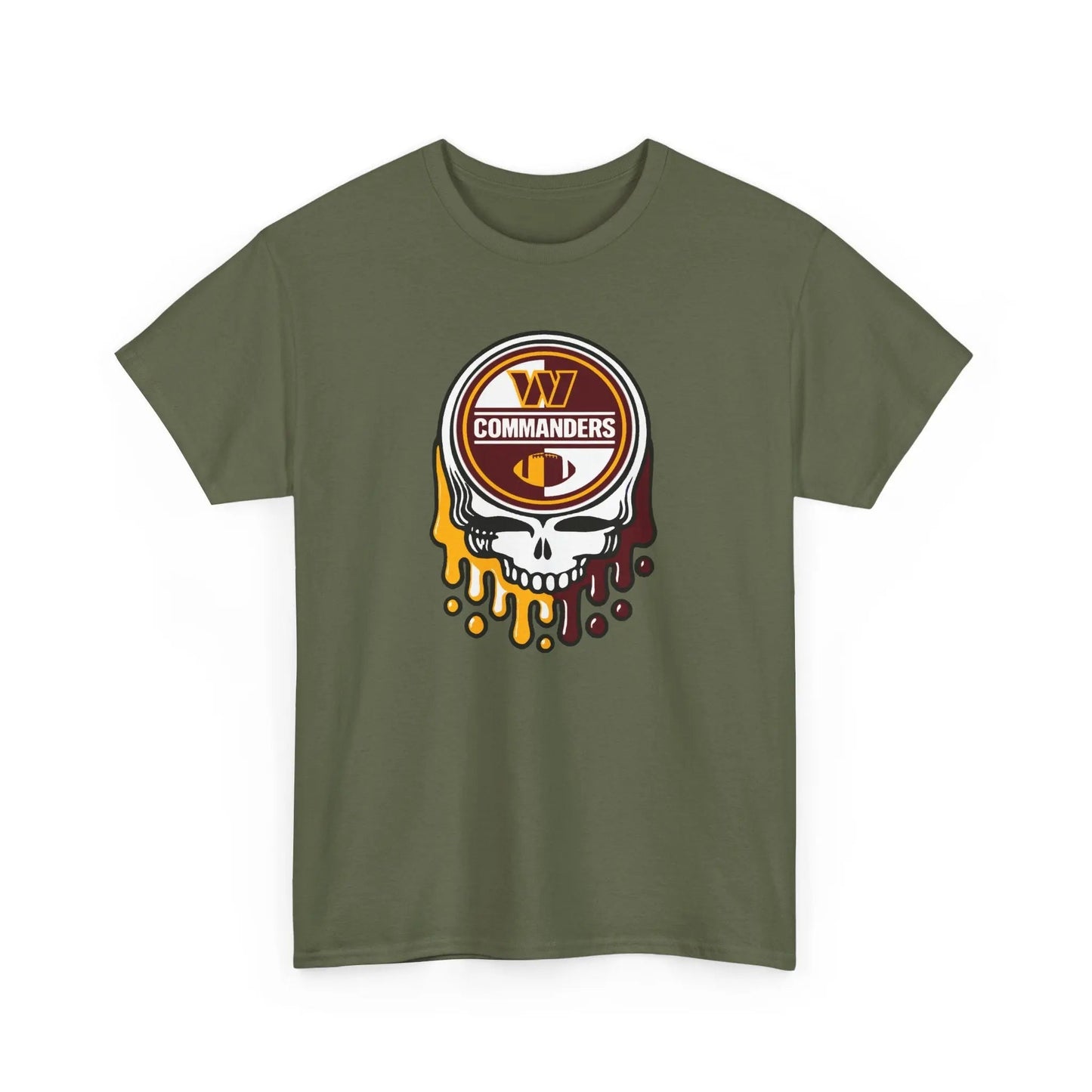 Washington Commanders Grateful Dead Steal Your Face T-Shirt The Gridiron Collection