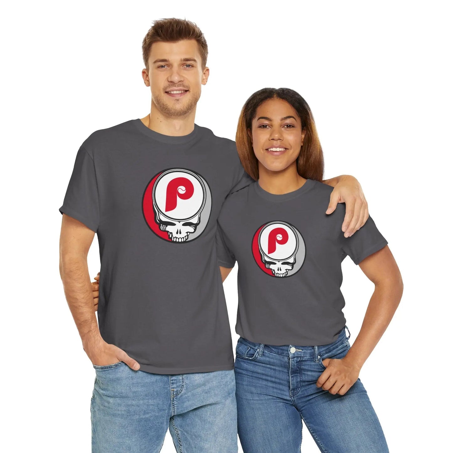 Philadelphia Phillies Grateful Dead Steal Your Face T-Shirt MLB