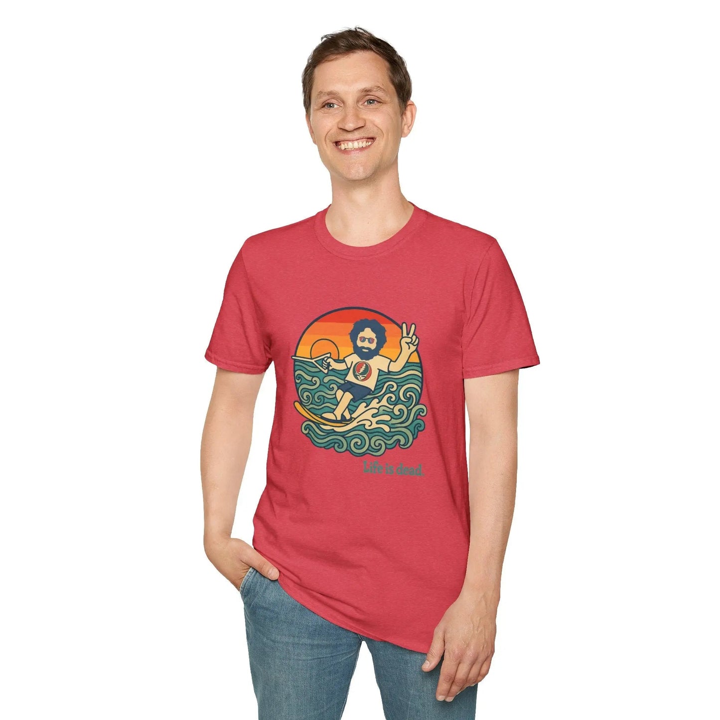 Life is Dead Jerry's Ridin' The Wake T-Shirt Grateful Dead