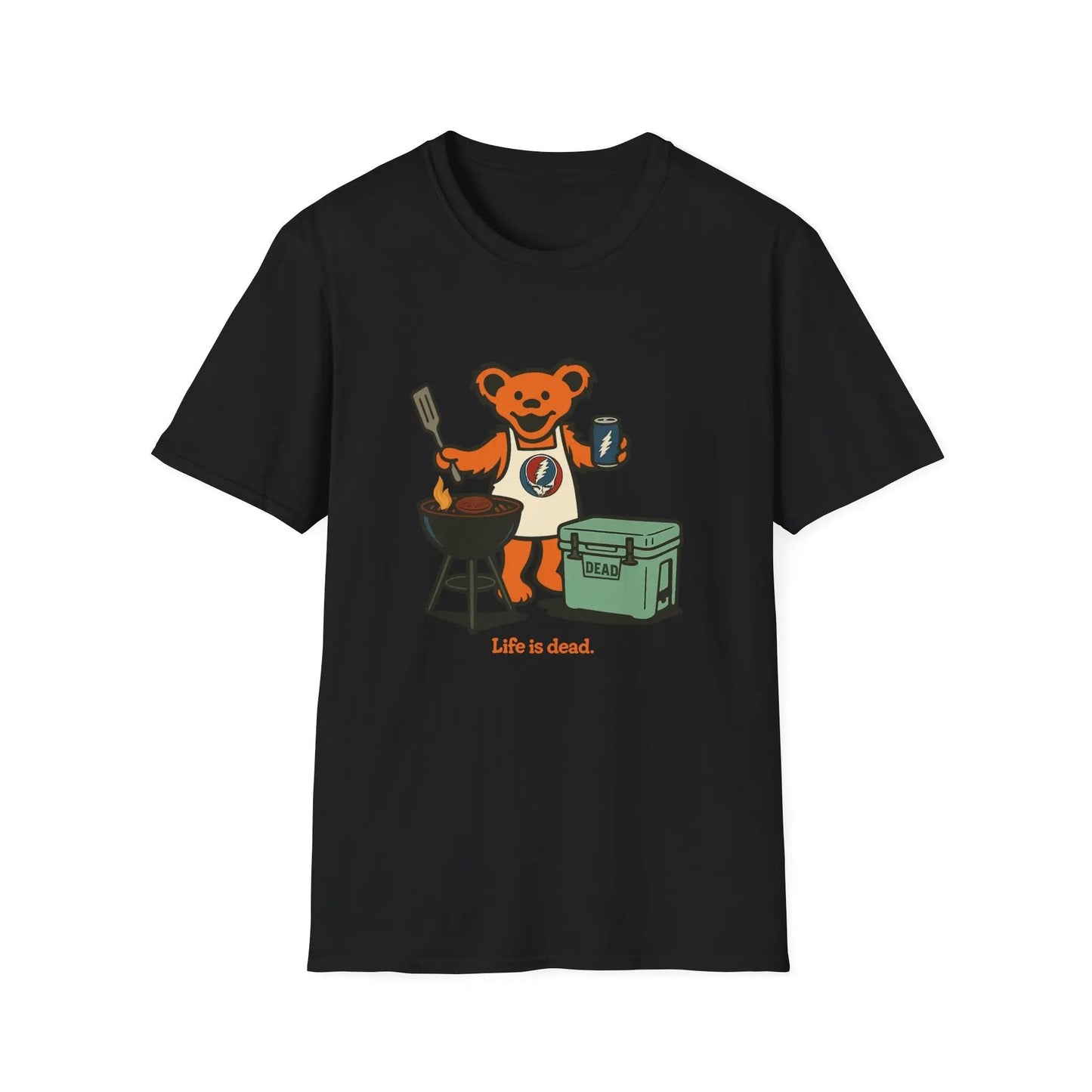 Grateful Dead Life is Dead Grilling Bear TShirt