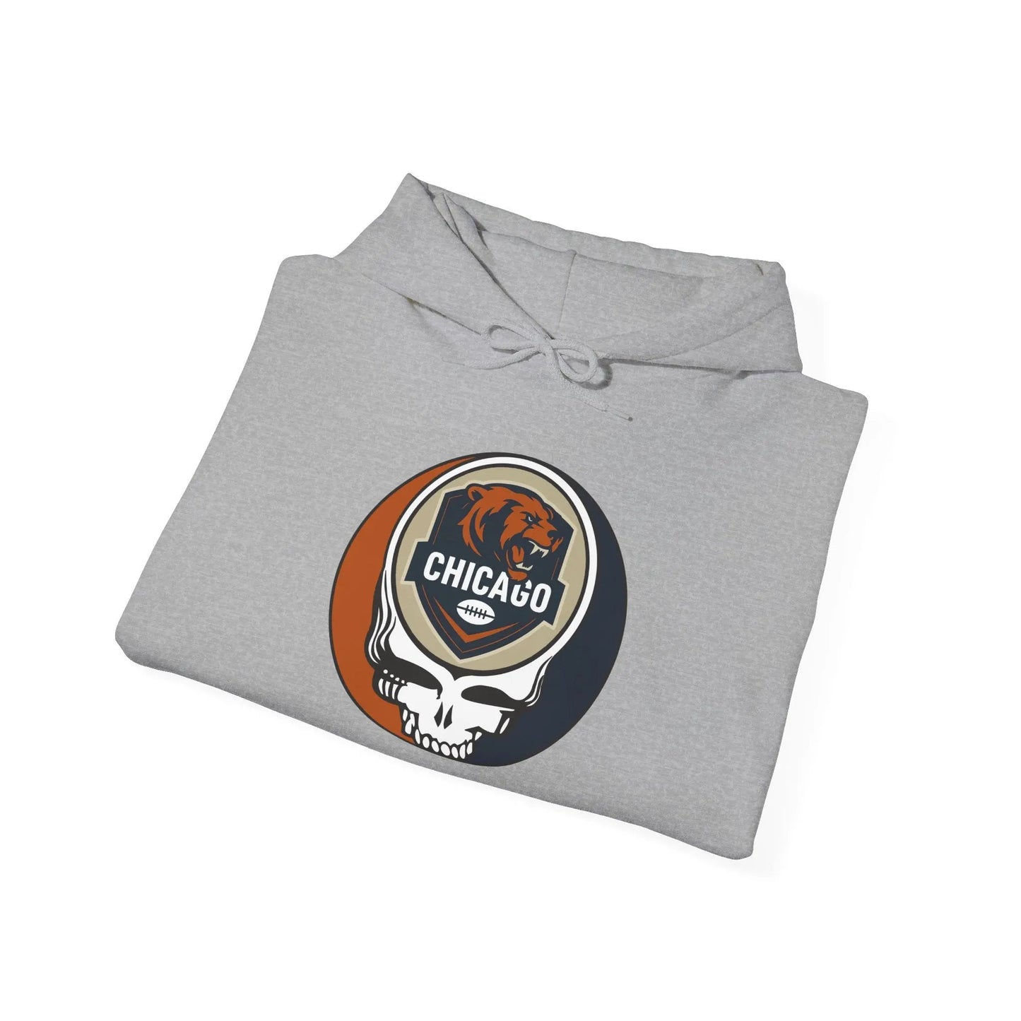 Chicago Bears Stealie Grateful Dead Hooded Sweatshirt NFL The Gridiron Collection
