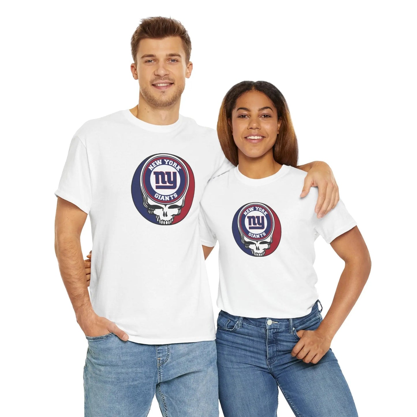 New York Giants Grateful Dead Steal Your Face T-Shirt The Gridiron Collection