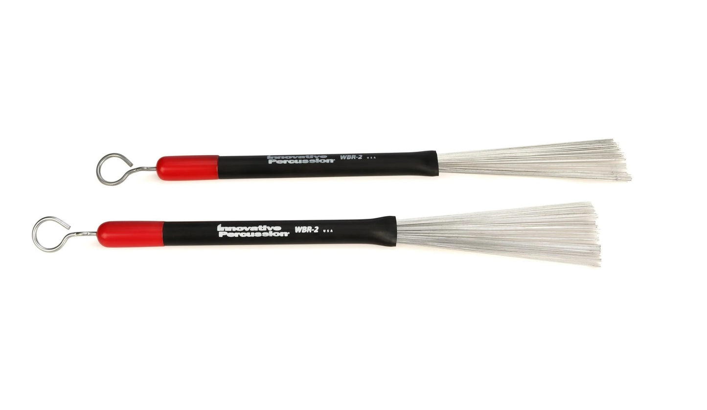 Retractable Heavy Wire Brushes Percussion Drum Brushes Innovative Percussion WBR-2