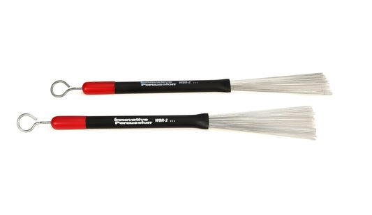 Retractable Heavy Wire Brushes Percussion Drum Brushes Innovative Percussion WBR-2