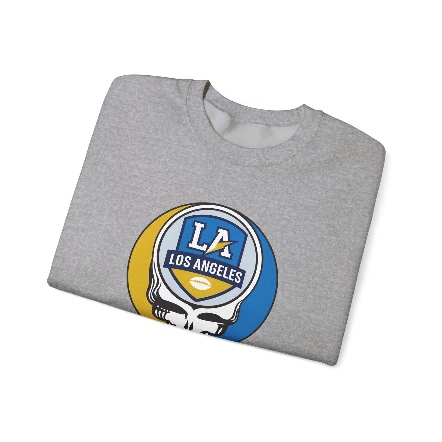 Grateful Dead Stealie Los Angeles Edition Crewneck Sweatshirt NFL The Gridiron Collection