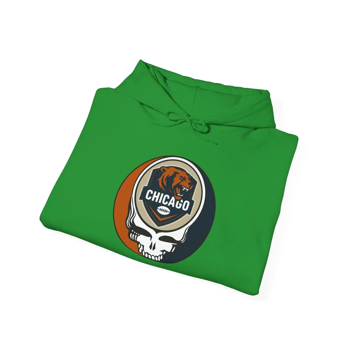 Chicago Bears Stealie Grateful Dead Hooded Sweatshirt NFL The Gridiron Collection