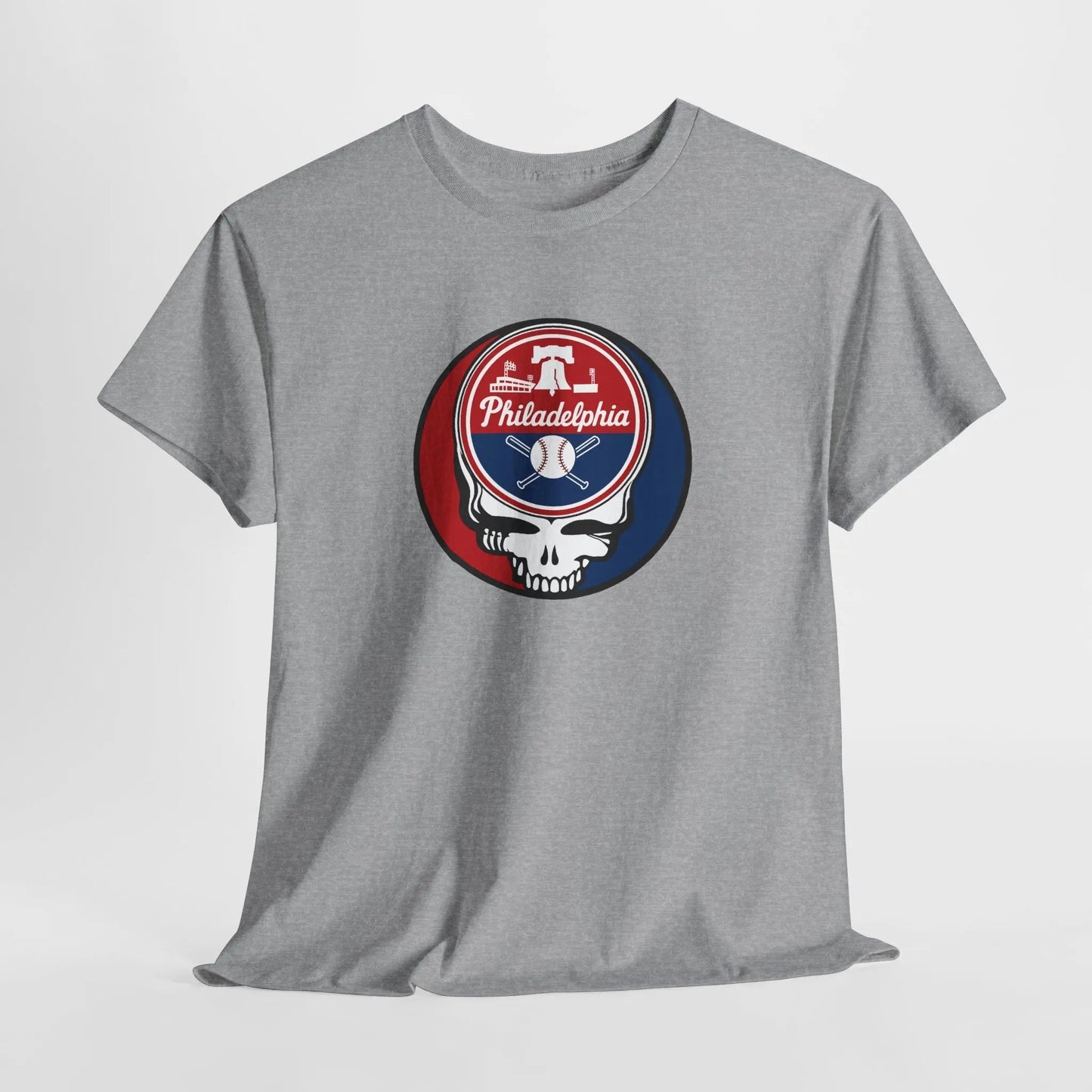 Philadelphia Phillies Grateful Dead Steal Your Face T-Shirt Ballpark Collection MLB
