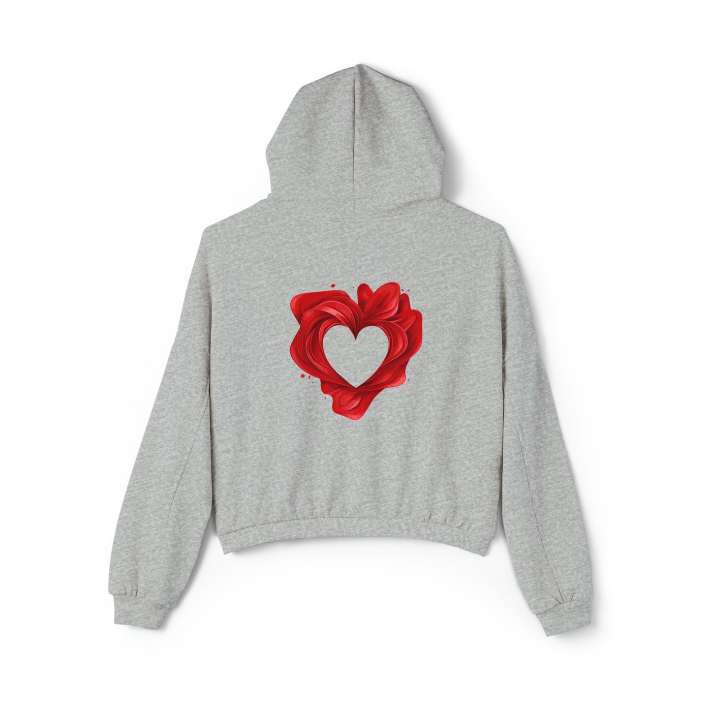 Valentine's best Gift, Women's Cinched Bottom Hoodie