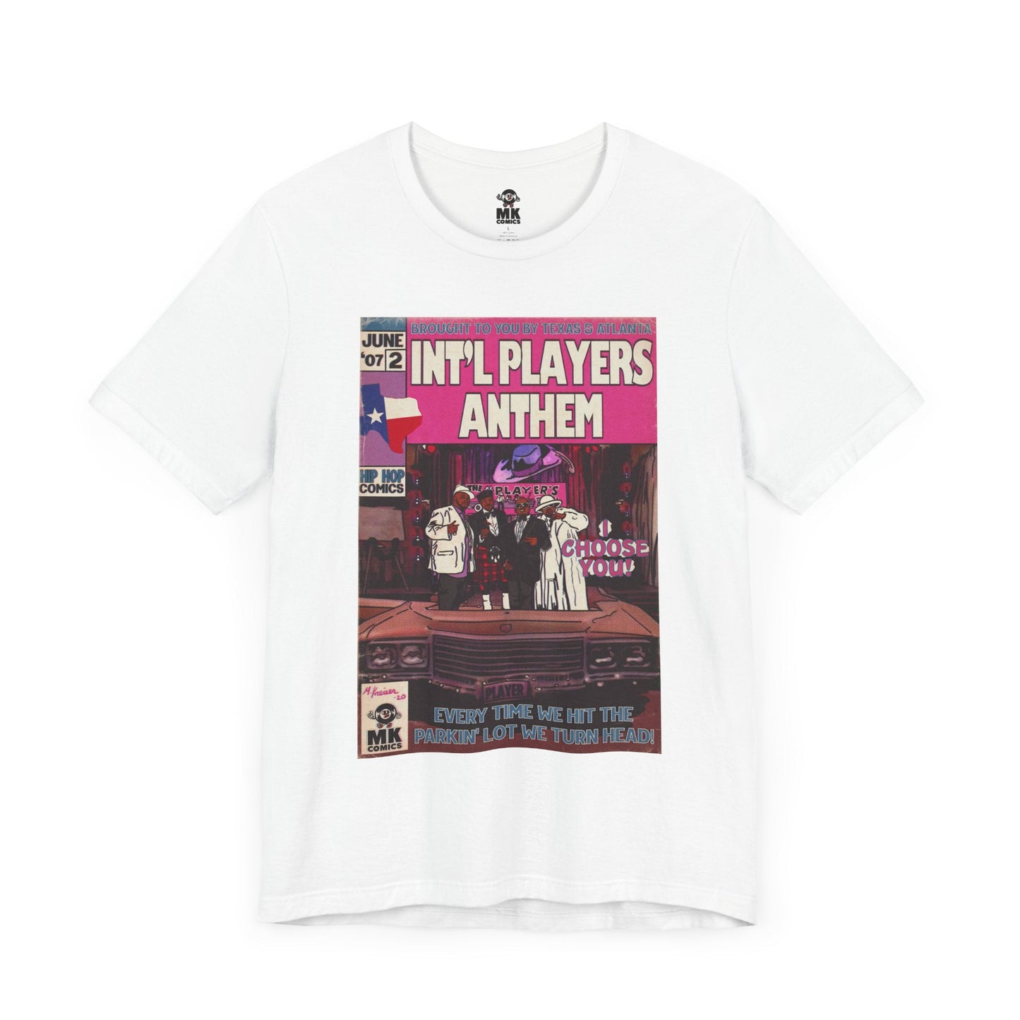 Unisex Jersey Short Sleeve Tee Int’l Players Anthem Bella+Canvas