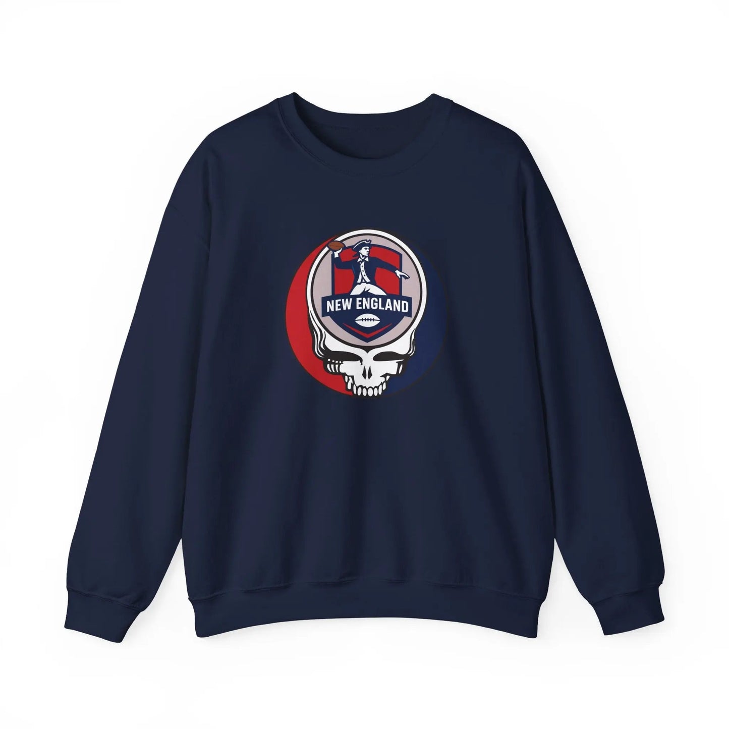 Gridiron Collection New England Stealie Crewneck Sweatshirt Grateful Dead