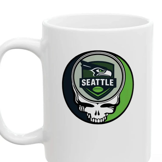 Seattle Seahawks Stealie Ceramic Coffee Mug 15ounce NFL