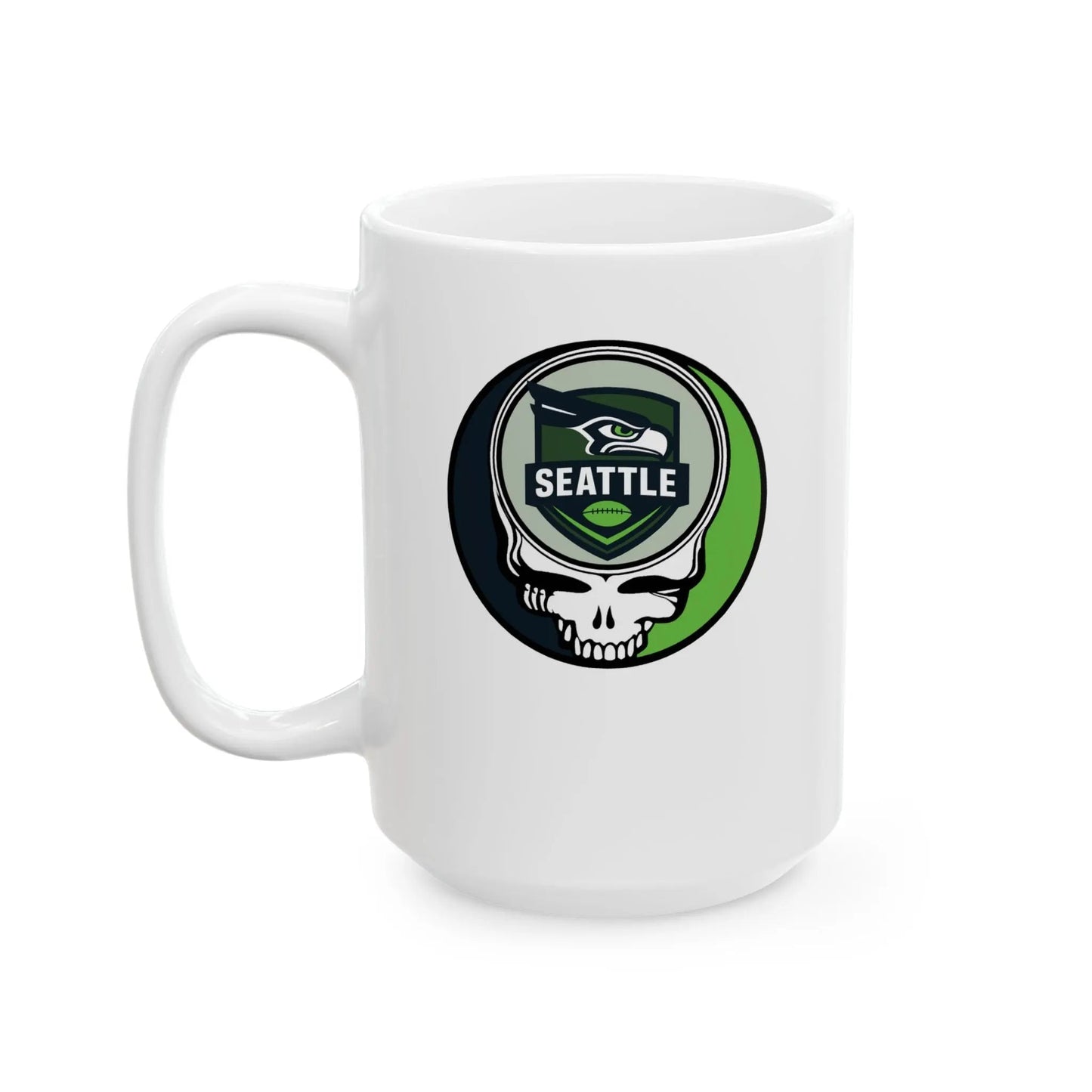Seattle Seahawks Stealie Ceramic Coffee Mug 15ounce NFL