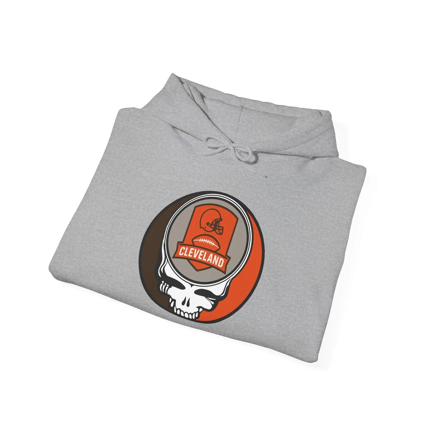Cleveland Browns Stealie Hooded Sweatshirt Grateful Dead The Gridiron Collection
