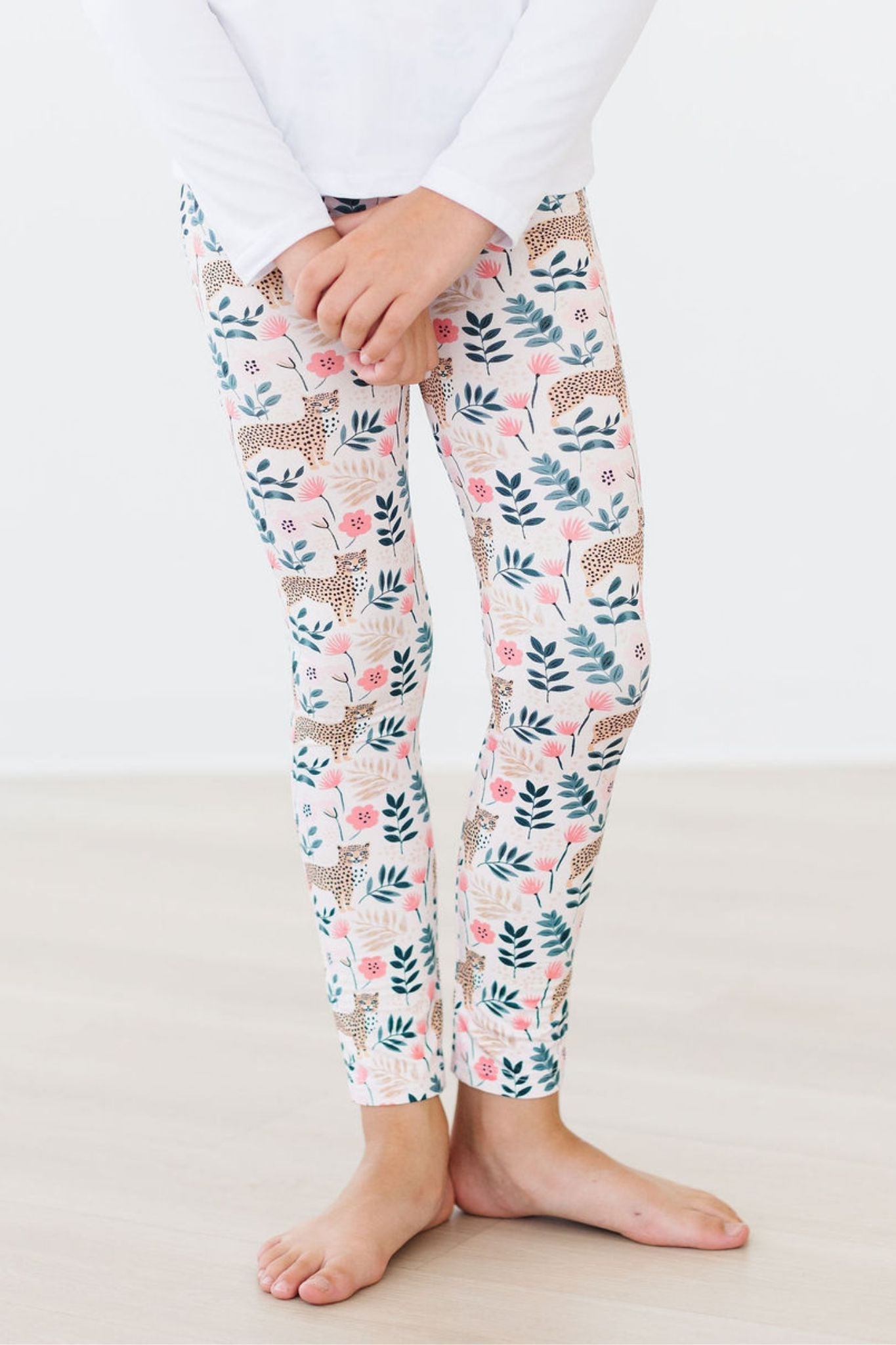 Cheetah Girl High Waisted Leggings Mila & Rose