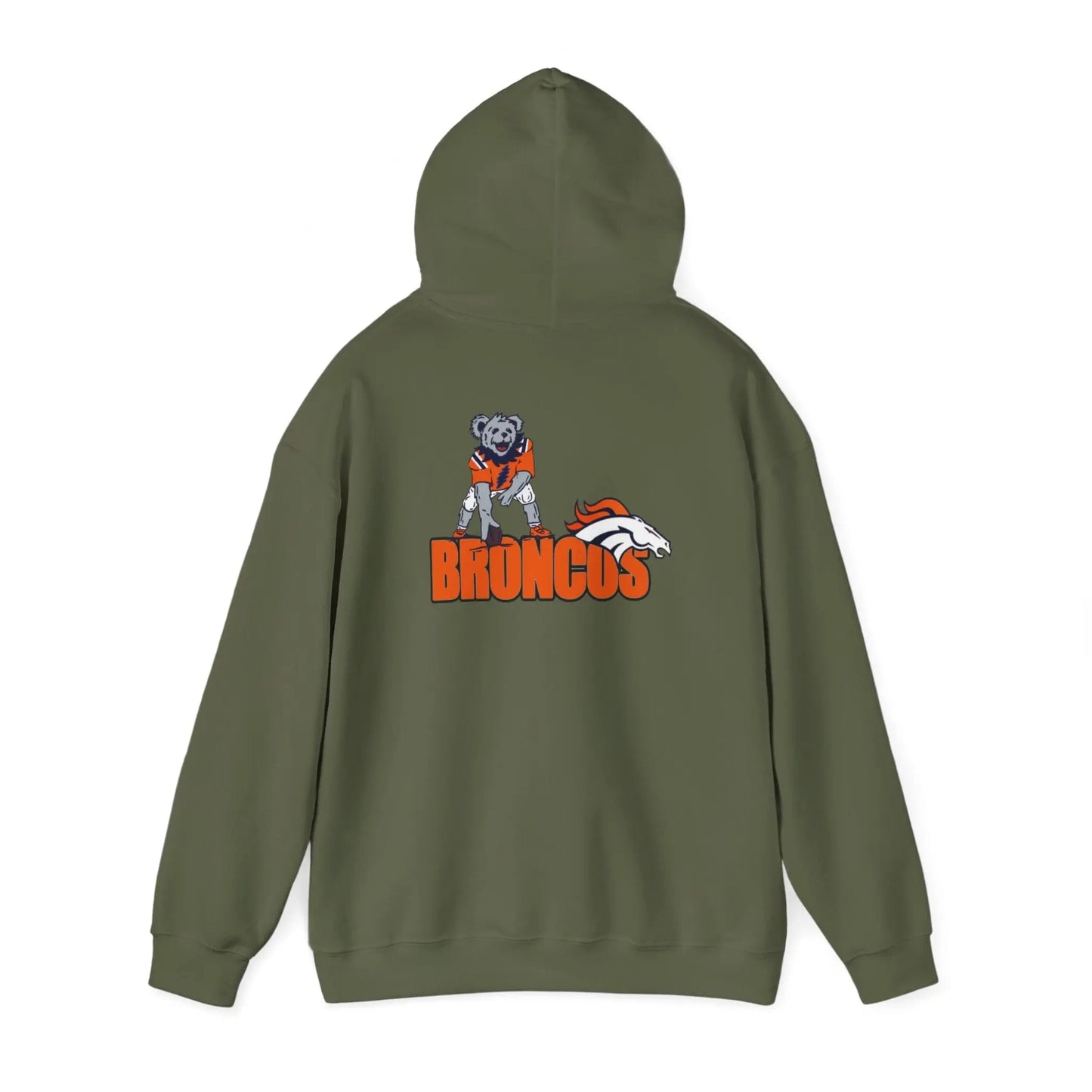 Denver Broncos Dancing Bear Unisex Two-Sided Hoodie The Gridiron Collection