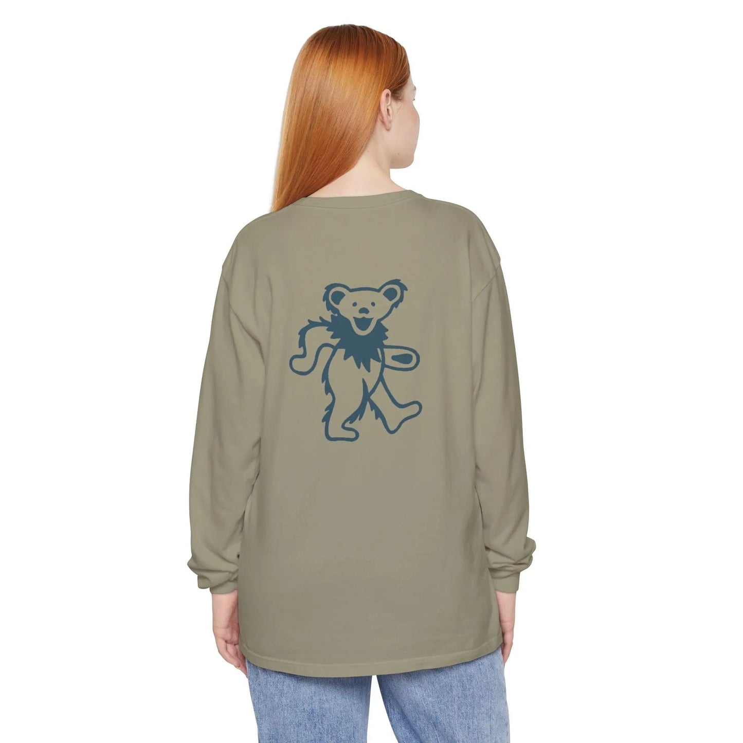 Grateful Dead Dancing Bear Garment-Dyed Long Sleeve T-Shirt