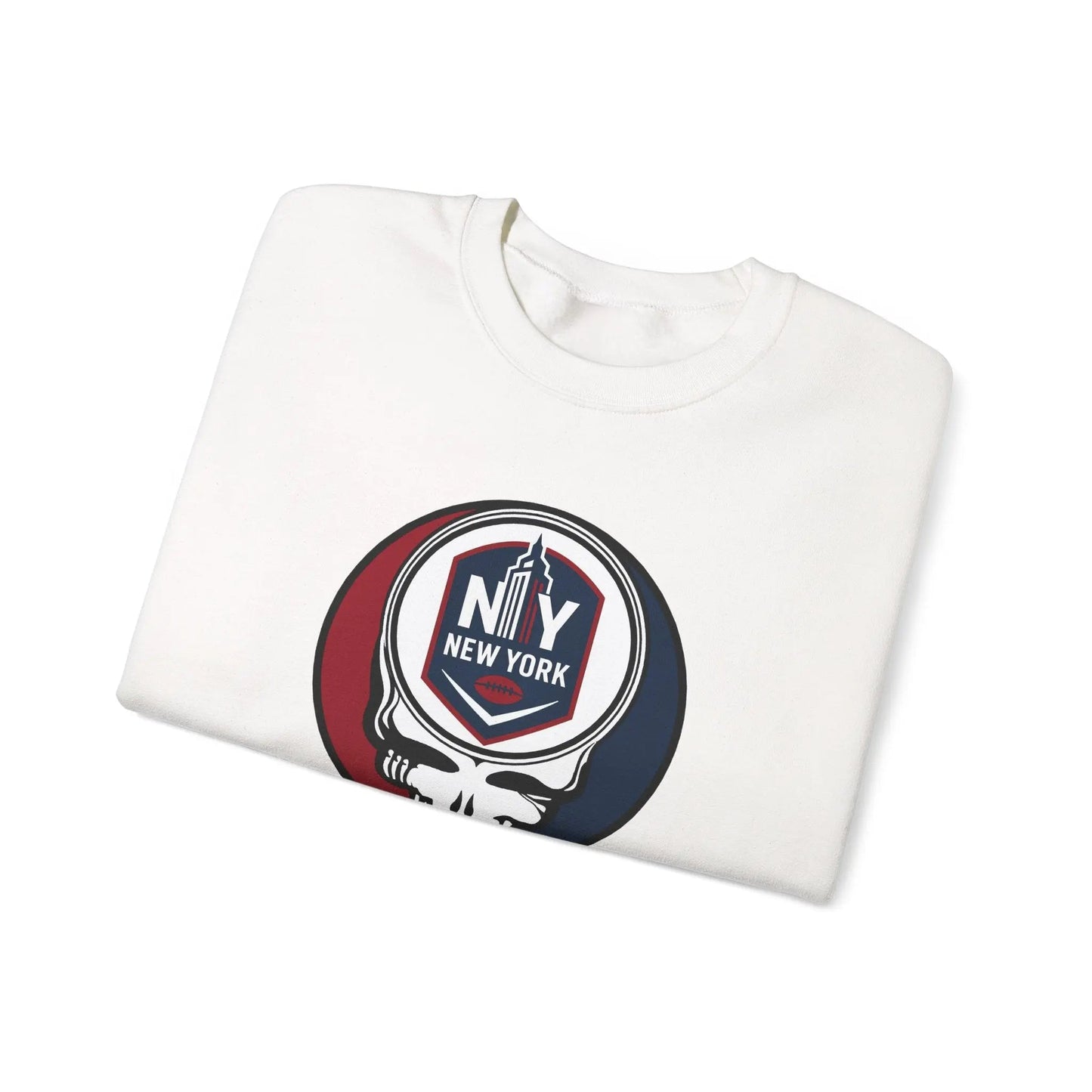 New York Giants Grateful Dead Stealie Crewneck Sweatshirt Medium-Heavy Blend NFL