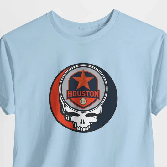 Houston Astros Grateful Dead Steal Your Face Baseball Edition T-Shirt