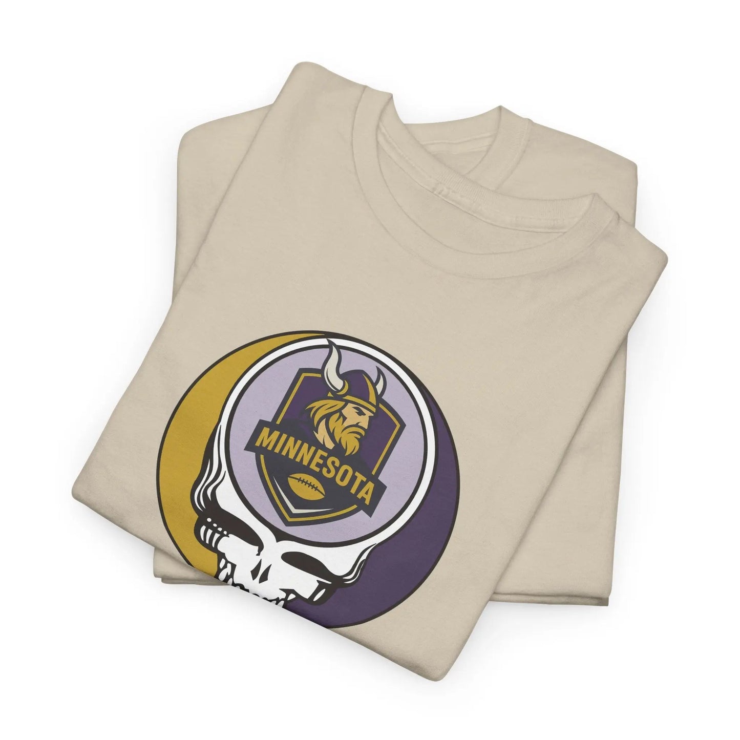Minnesota Vikings Stealie Cotton Unisex Grateful Dead Tee The Gridiron Collection