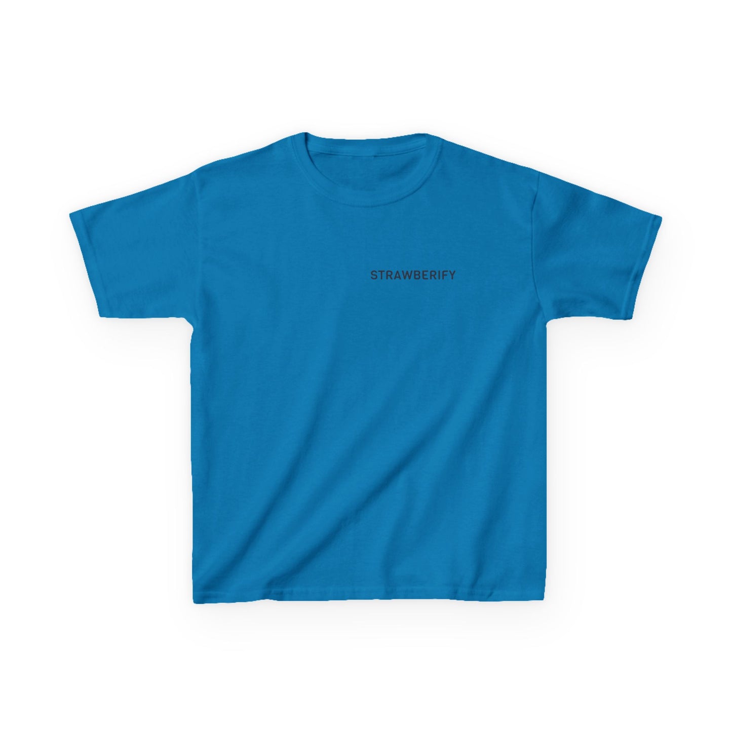 Cool Kids Heavy Cotton™ Tee - 'Strawberify' Graphic Design for Young Trendsetters