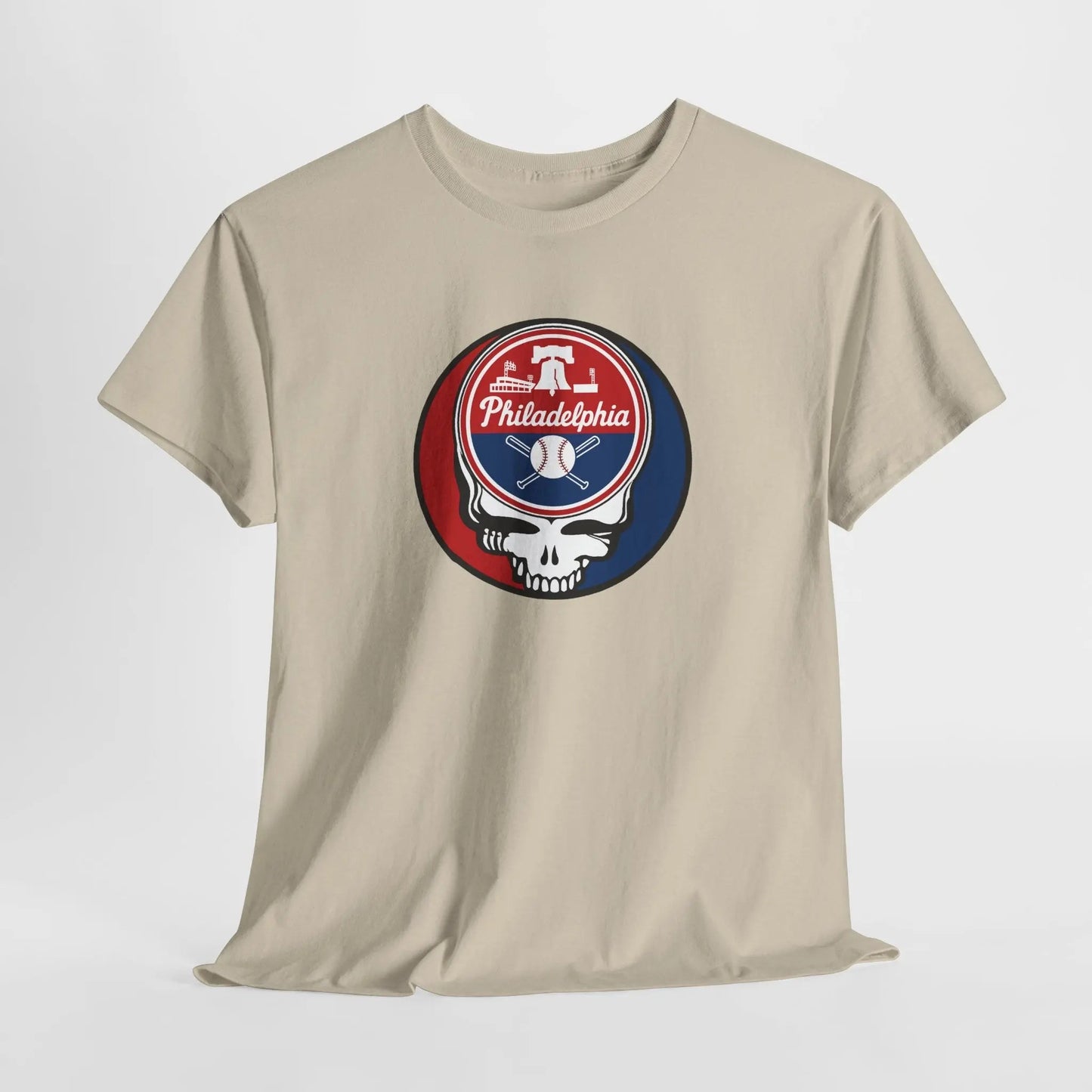 Philadelphia Phillies Grateful Dead Steal Your Face T-Shirt Ballpark Collection MLB