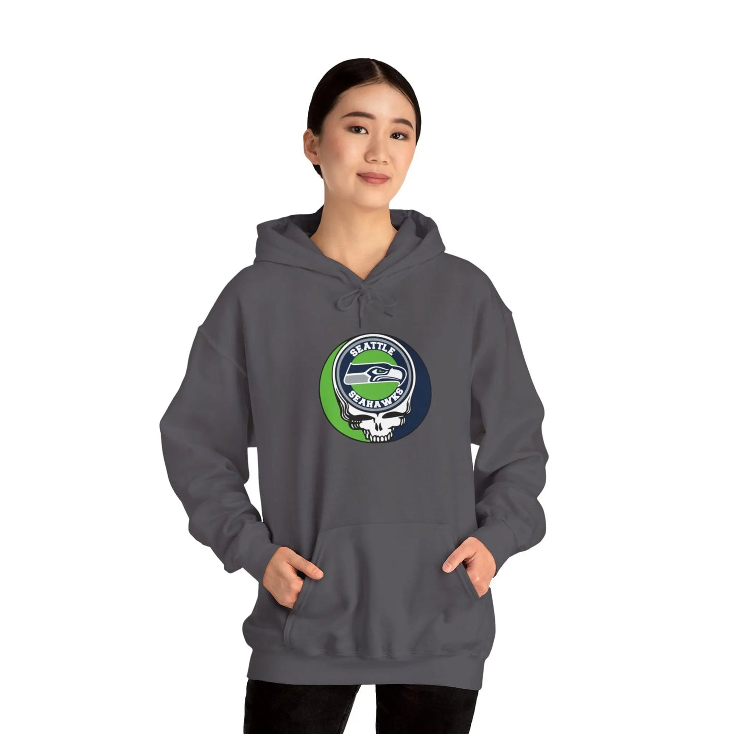 Seattle Seahawks Grateful Dead Hooded Sweatshirt The Gridiron Collection