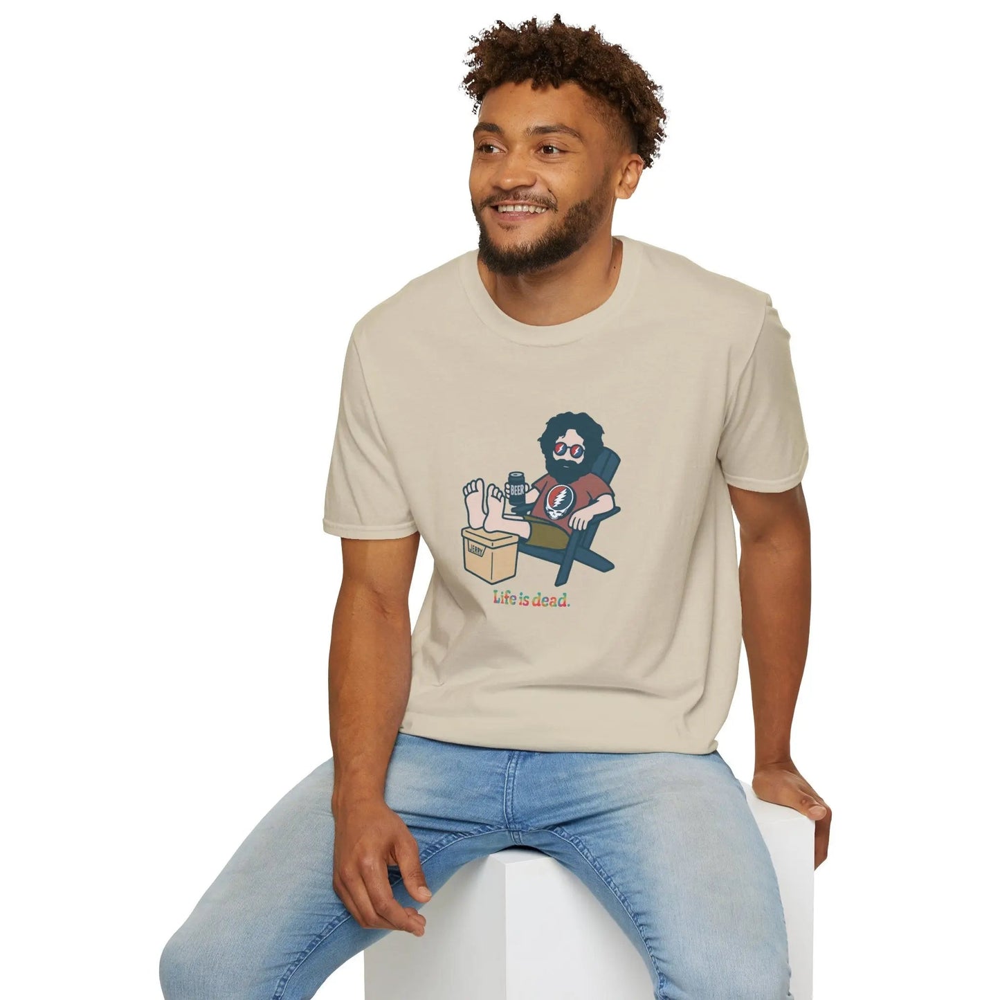 Stay Cool Jerry Life is Dead T-Shirt Grateful Dead