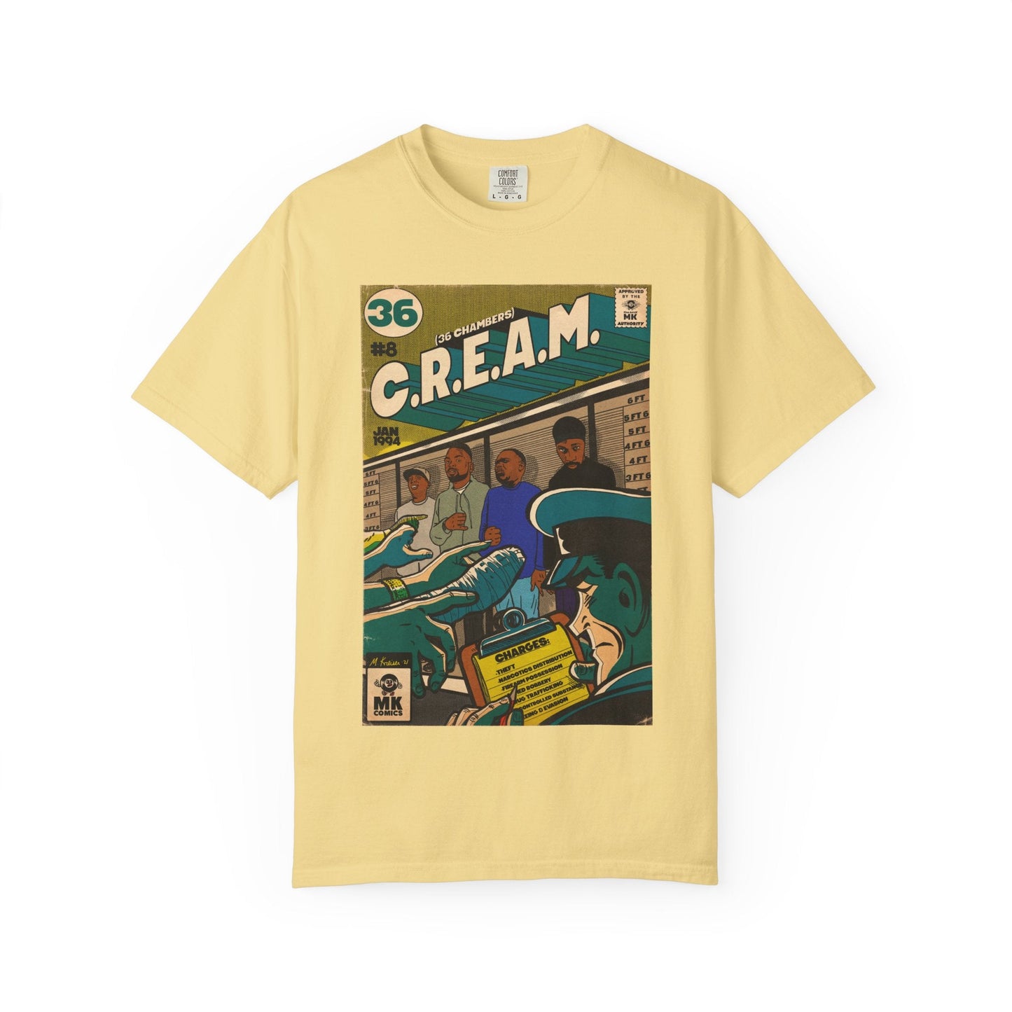C.R.E.A.M Unisex Comfort Colors T-shirt Ring-Spun Cotton