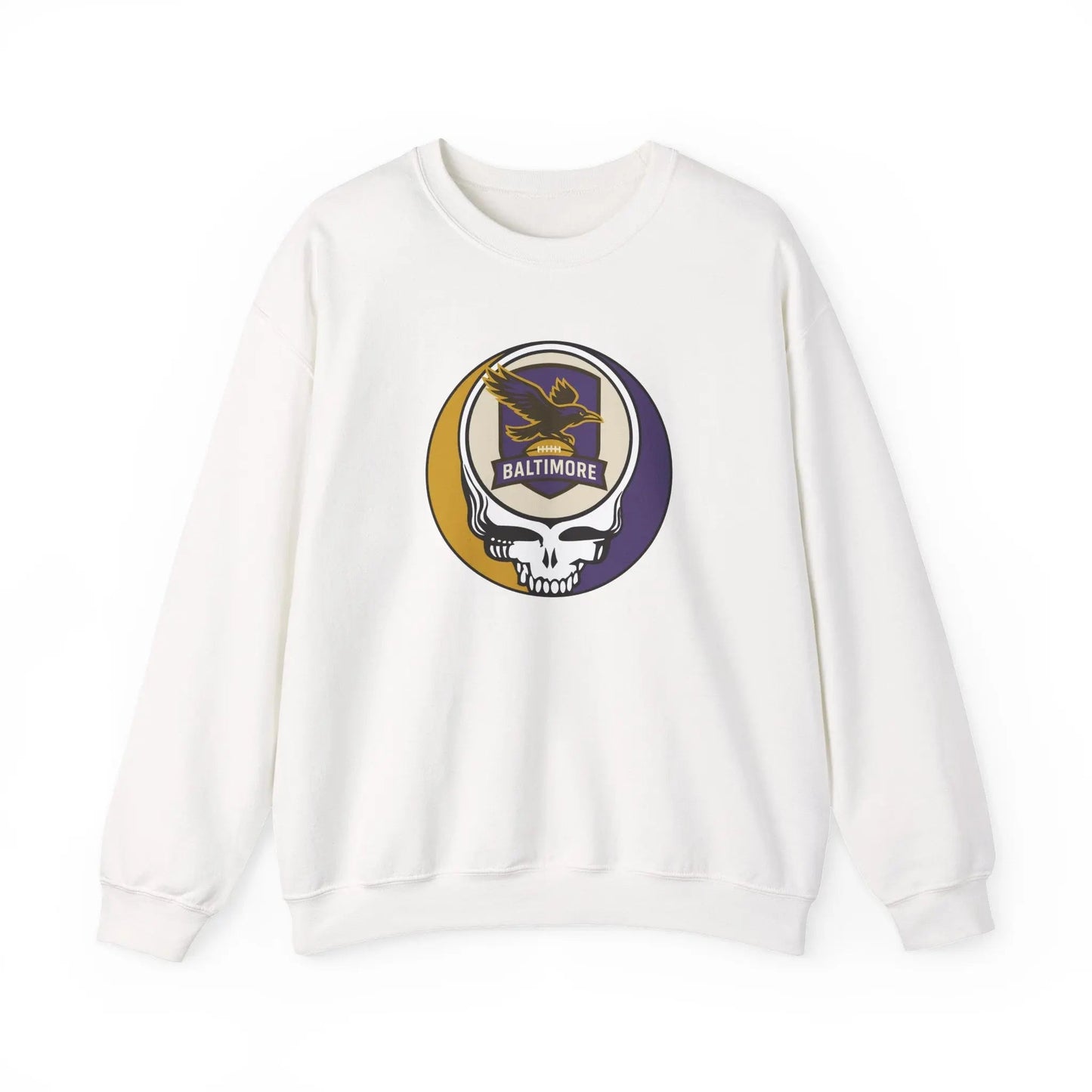 Grateful Dead Stealie Crewneck Sweatshirt Heavy Blend Unisex Gildan