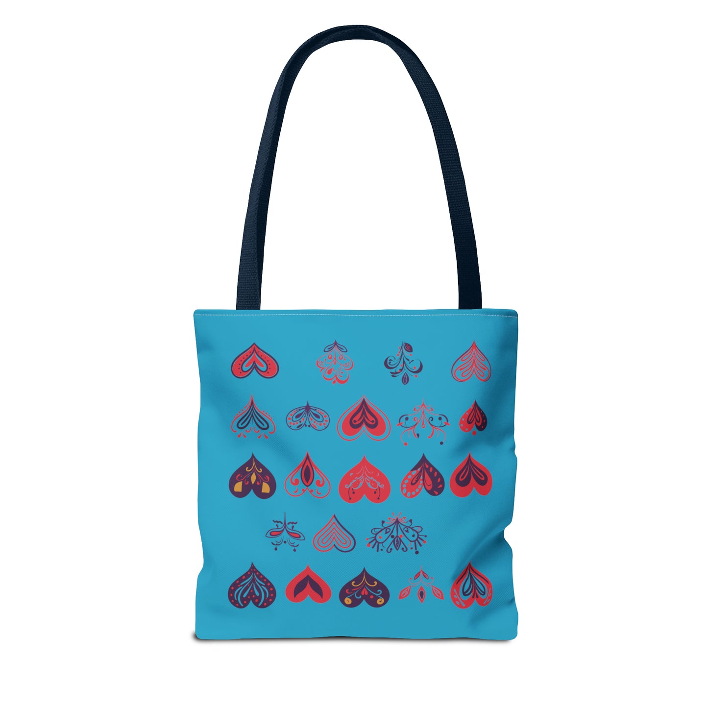 Valentine's Turquoise Tote Bag (AOP)