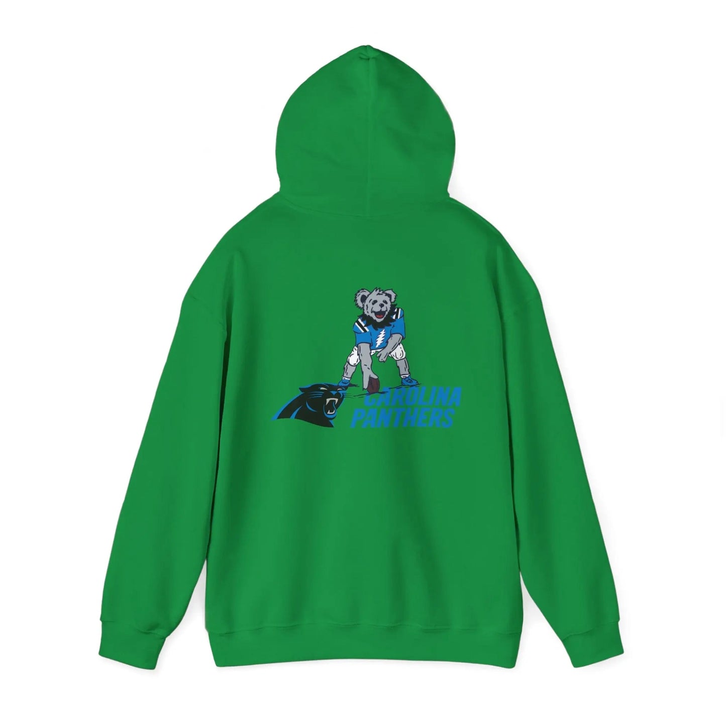 Carolina Panthers Dancing Bear Unisex Two-Sided Hoodie The Gridiron Collection