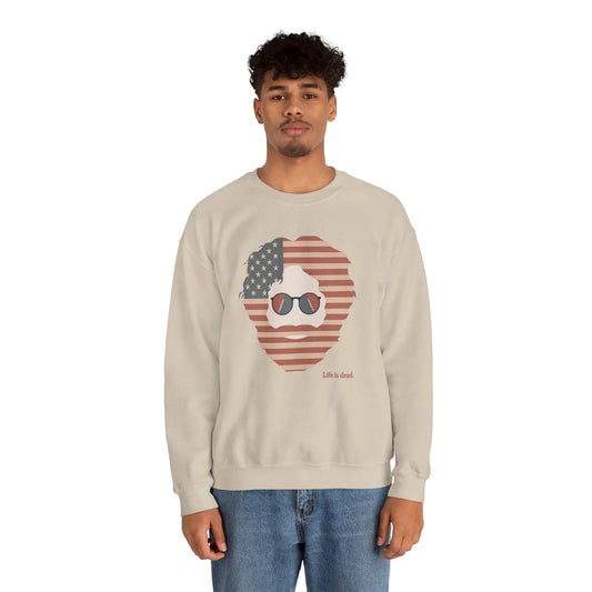 Stars & Stripes Jerry Life is dead Crewneck Sweatshirt