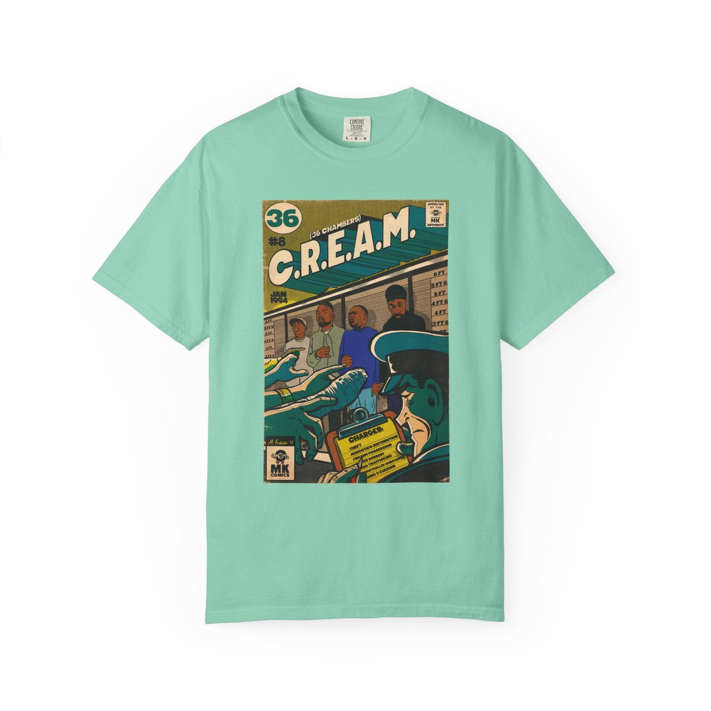 C.R.E.A.M Unisex Comfort Colors T-shirt Ring-Spun Cotton