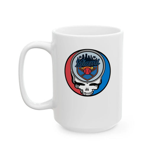 Miami Baseball Edition Stealie Ceramic Mug 15 Ounce MLB