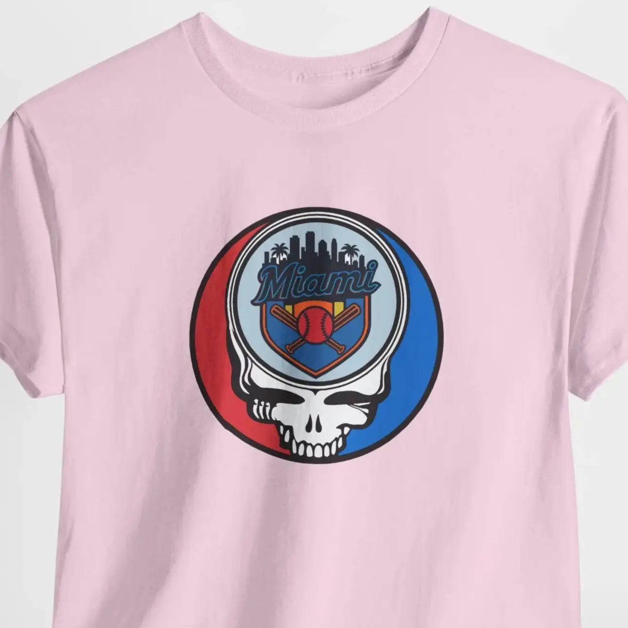Miami Marlins Steal Your Face Classic Stealie T Shirt MLB