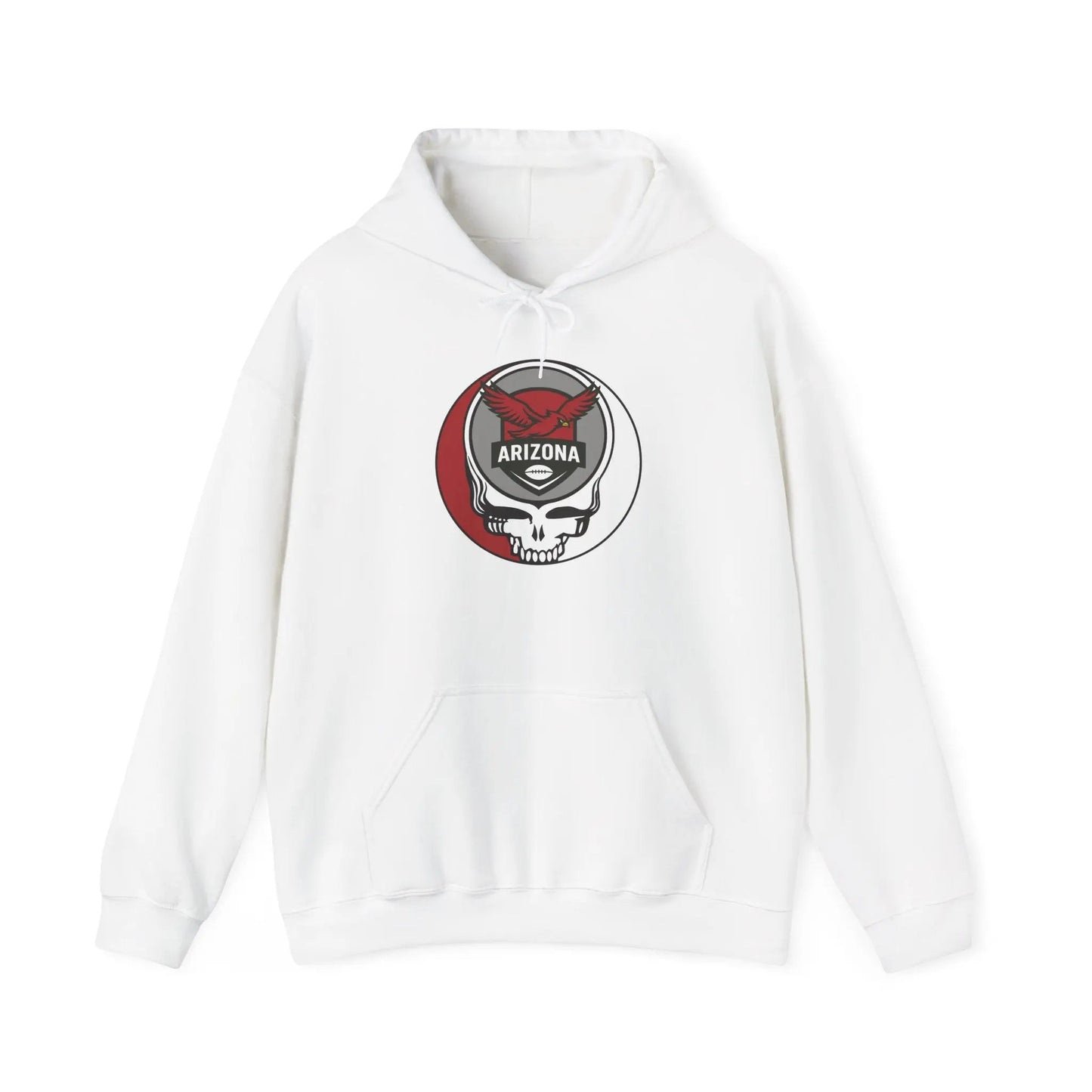 Arizona Cardinals Stealie Grateful Dead Hooded Sweatshirt NFL The Gridiron Collection