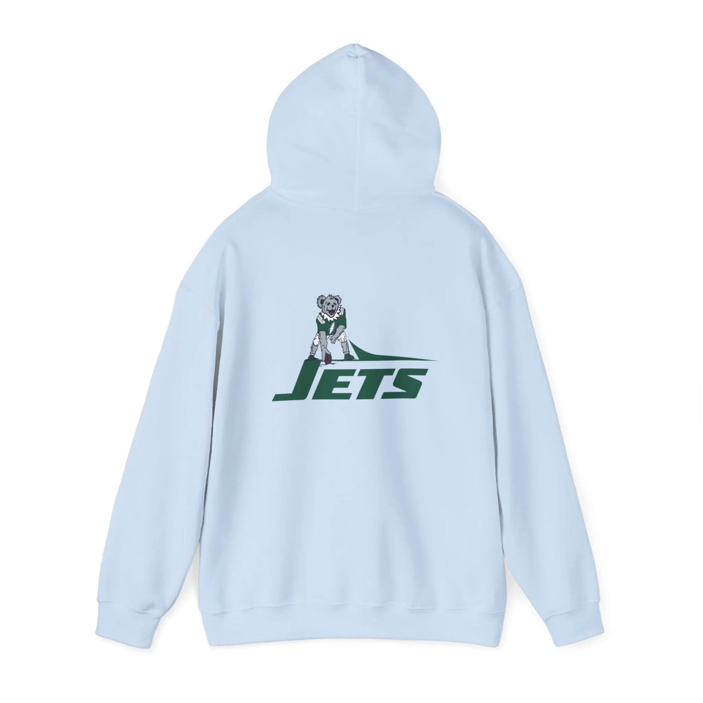 New York Jets Dancing Bear Unisex Hoodie Two-Sided The Gridiron Collection