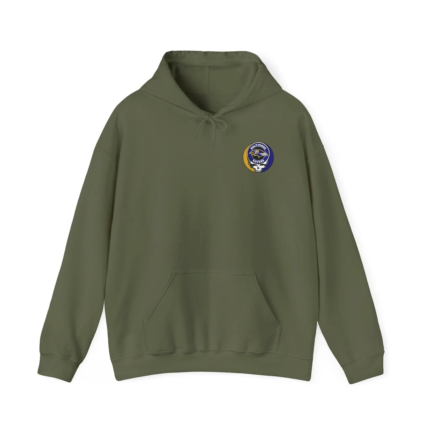 Baltimore Ravens Dancing Bear Unisex Hoodie Two-Sided The Gridiron Collection