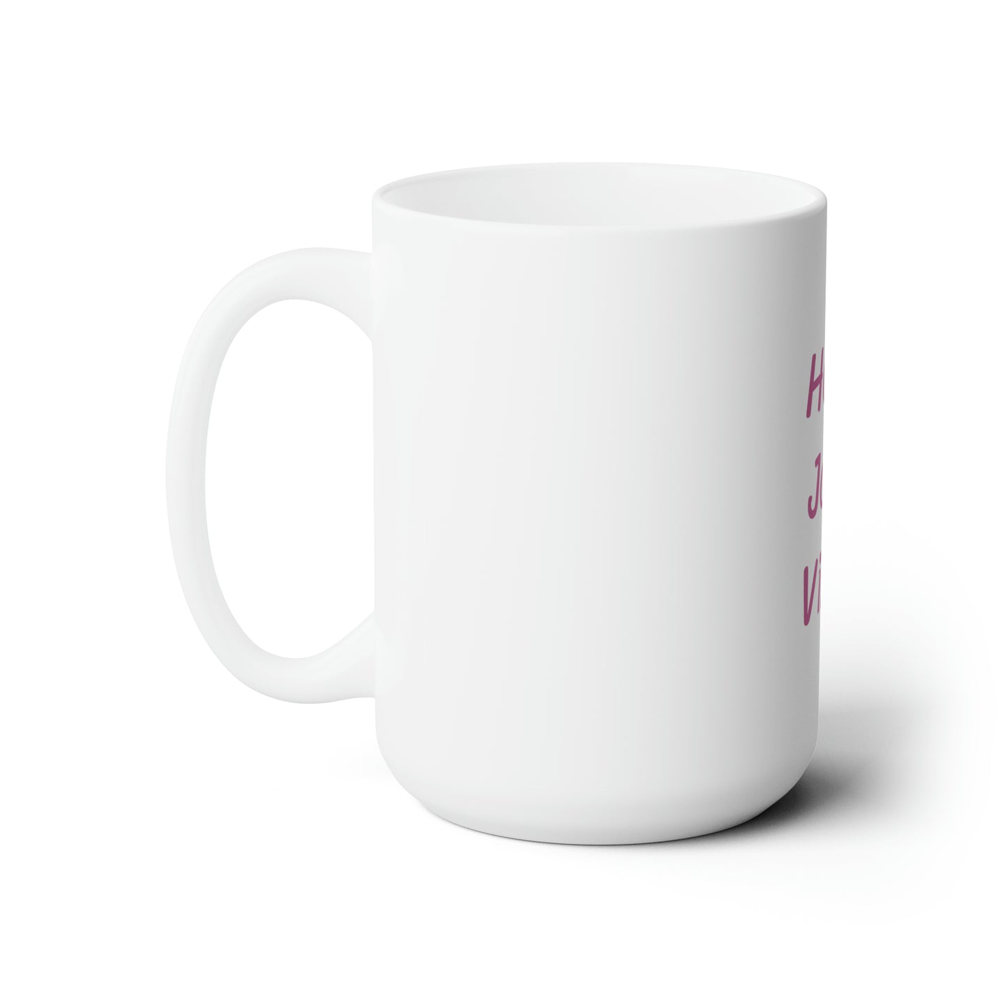 Holly Jolly Vibes Christmas Ceramic Mug 15oz