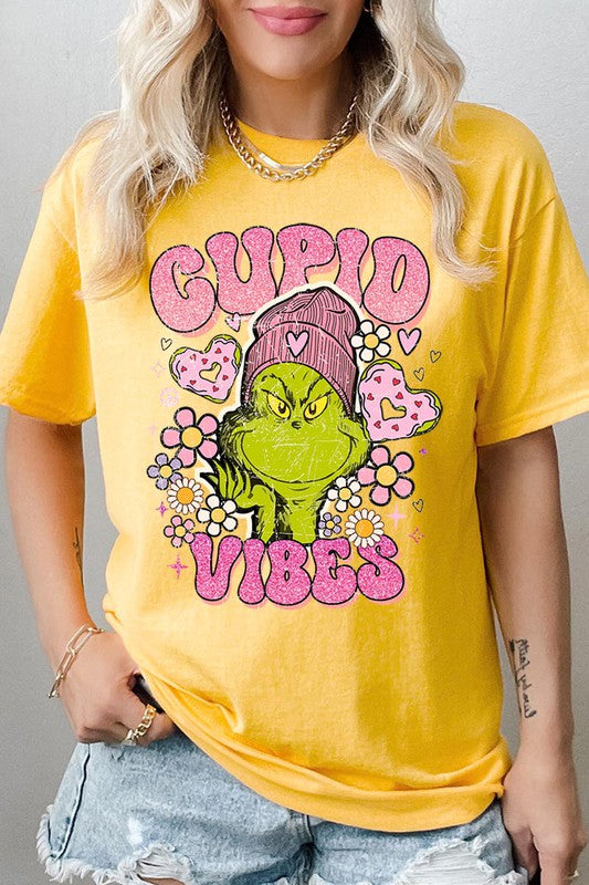 Heavy Cotton Unisex Short Sleeve T-Shirt Cupid Vibes Salvador