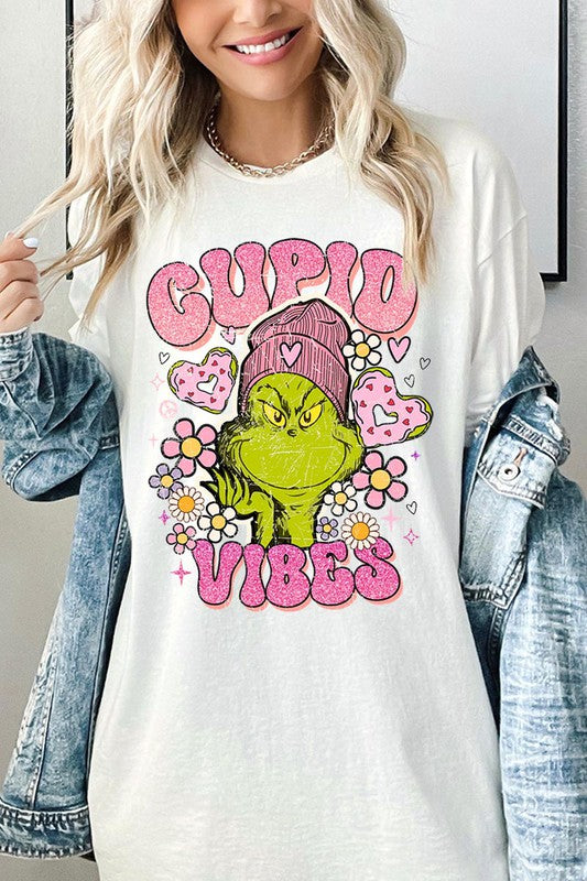 Heavy Cotton Unisex Short Sleeve T-Shirt Cupid Vibes Salvador
