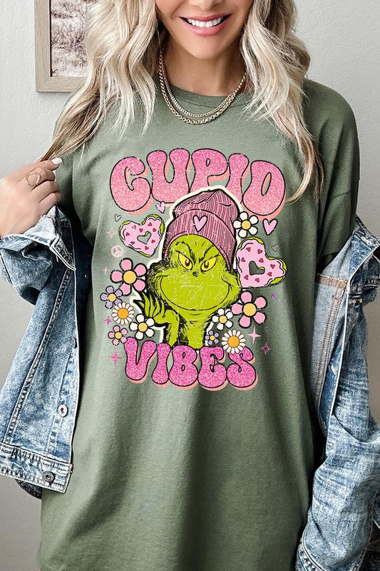 Heavy Cotton Unisex Short Sleeve T-Shirt Cupid Vibes Salvador